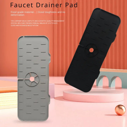 Silicone Mat Gourmet Faucet Kitchen Accessory Home Appliance Sponge Rack Kitchens Accessories Kitchen Sink Splash Guard for Y