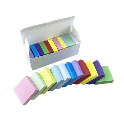 11pcs/Set Fluorescent Color Sticky Notes Posted It Note Pads Planner Stickers Notepad Memo Pad for School Office Supplies