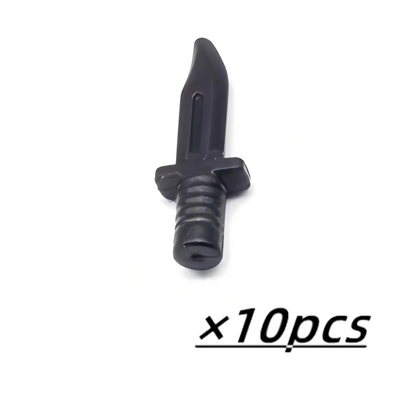 Military Weapons Figures Mini Accessories Light Machine Guns MOC Soldiers Army Brinquedos No Playmobil Building Block Boy Toy