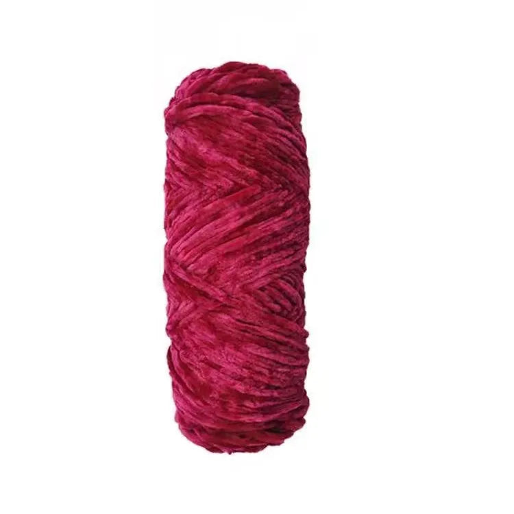 DIY 100% Polyester Velvet Yarn Amigurumi Accessories Dolphin Baby Plush Yarn Soft Chenille Yarn for Knitting 1 Skein 100g 130