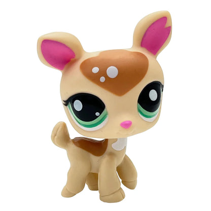 Rare Pet Toy Mini Stands Short Hair Kitten Old Figures Collection Original Bobble Head Toy LPS