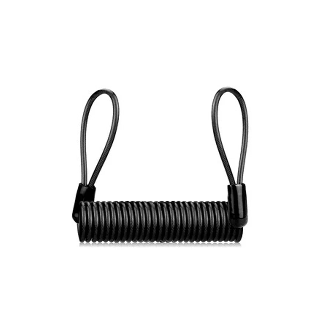 Disc Brakes Lock with Steel Wire Universal Motorcycle Safety Lock Kit with Steel Wire Rope for Scooter Motorcycle Bicycle