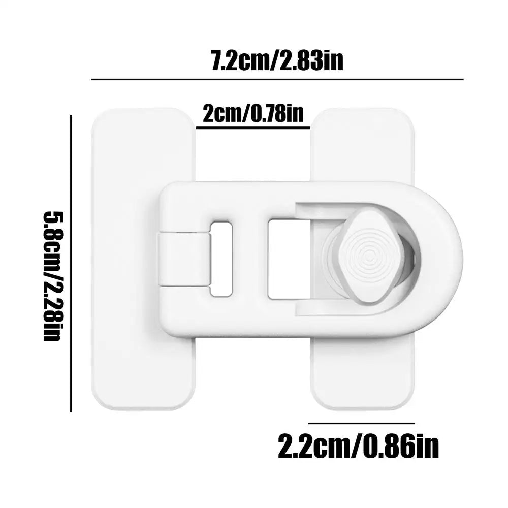 Refrigerator Lock Adhesive Keyless Freezer Locks Refrigerator Door Locks Child Proof Fridge Lock Oven Baby Proofing for Cabin