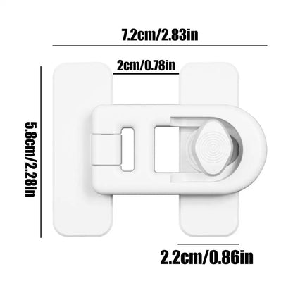 Refrigerator Lock Adhesive Keyless Freezer Locks Refrigerator Door Locks Child Proof Fridge Lock Oven Baby Proofing for Cabin