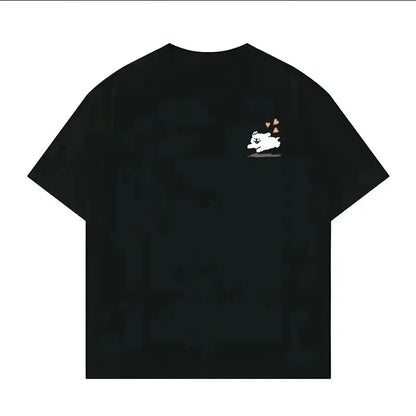2025 Vintage Funny Ibuprofen Cat Meme Graphic T Shirt Men Women Humor Fashion T Shirts Oversized Casual Streetwear T-shirts
