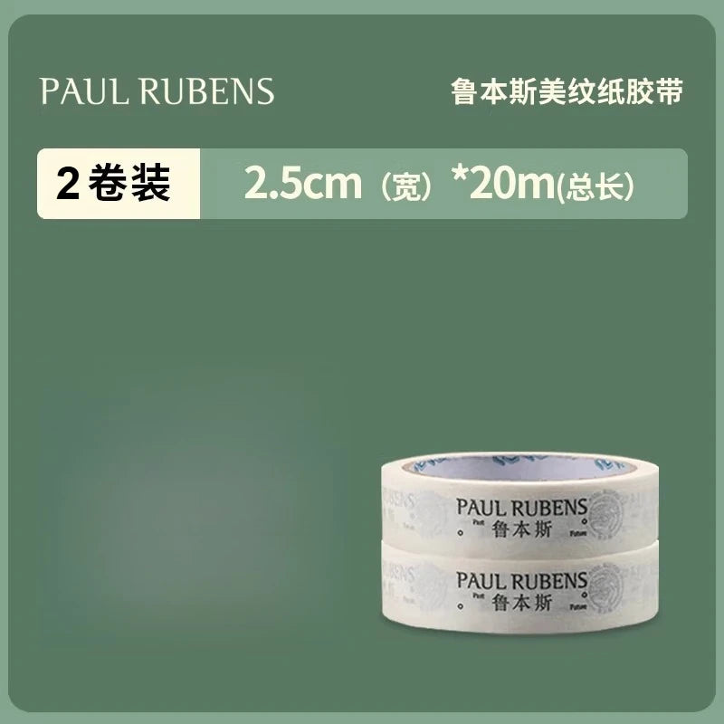 Paul Rubens Watercolor Masking Tape 25mmx20m Sketch Painting Oil Painting Artist Washi Tape Sketch Fixation Sticky Traceless
