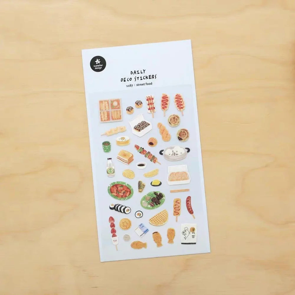 Korean Import Suatelier Baking Bread Cake Desserts Food Stickers Scrapbooking Diy Journal Stationery Sticker Deco School Supp