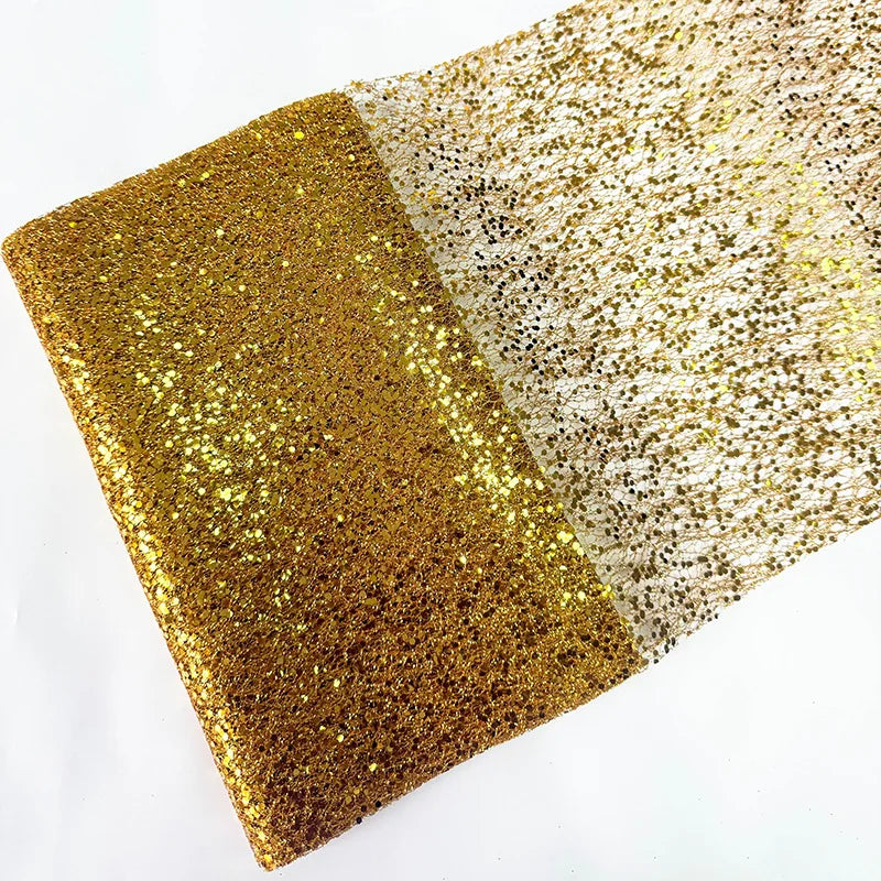 Tulle Sequin Table Runner Suitable for Party Table Runner Glitter Table Runner for Wedding Decoration and Various Party DIY