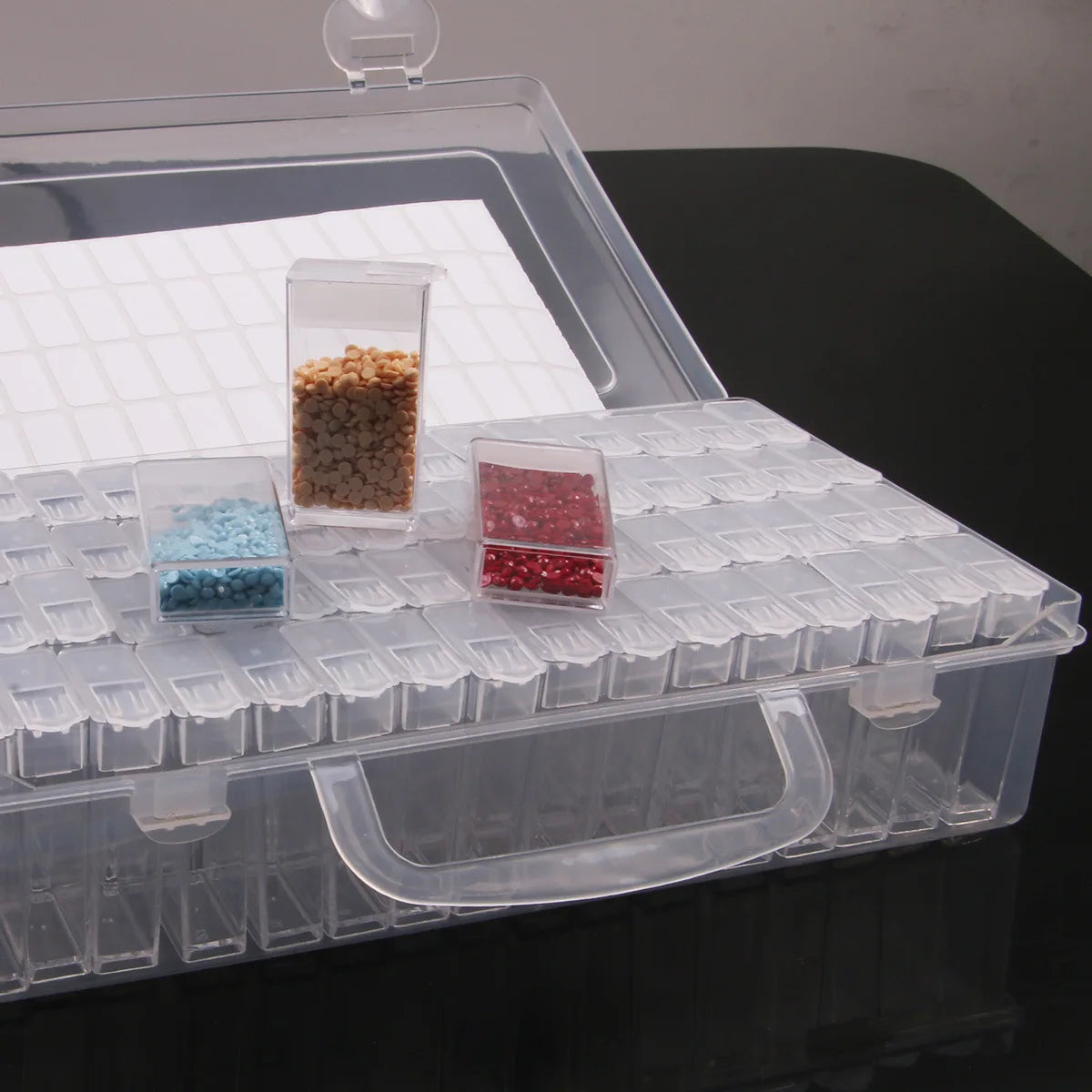 5D DIY Diamond Painting Tools Accessories Storage Box Container Diamond Embroidery Accessories Drill Box Mosaic Container Cas