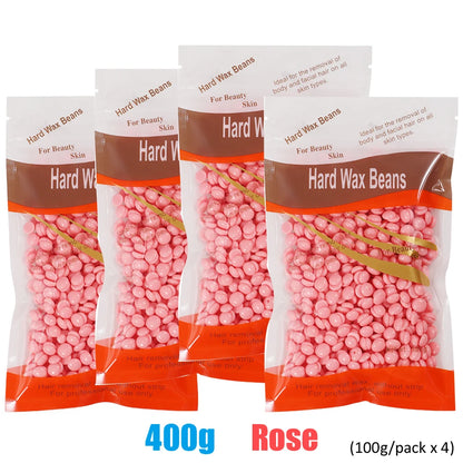 500g/200g/50g Hard Wax Beans for Hair Removal Body European Brazilian Pearl for Wax Warmer Waxing Beans for Wax Heater Machin