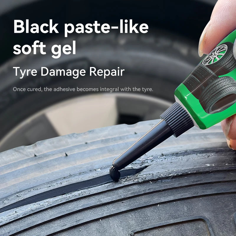 Tire Repair Glue Waterproof & High Temperature Resistant Black Sealing Waterproof And High-Temperature Resistant Repair Adhes