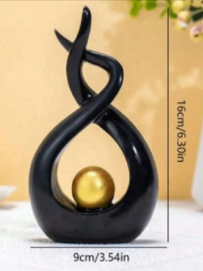 Nordic Home Decor Figurines for Interior Living Room Desk Ceramics Decoration Accessories Statue Sculpture Feng Shui Ornament