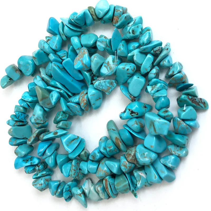 Natural Stone Chips Beads 5-8mm Irregular Gravel Crystal Quartz For Jewelry Making Freeform Beads Diy Necklace Bracelet 15'' 