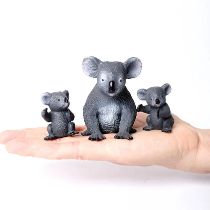 Simulation Plastic Animal Figurines Collection - Marine, Land & Insect Animals Miniature Set Toy for Kids Gift Playset Model 