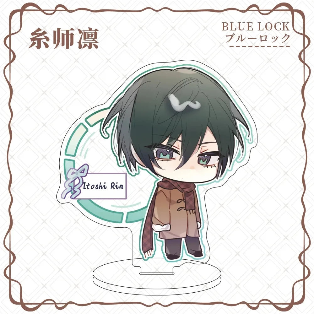 Anime BLUE LOCK Figure MICHAEL KAISER Itoshi Sae Rin Itoshi Acrylic Stand Model Plate Desk Decor Birthday Gift Toy