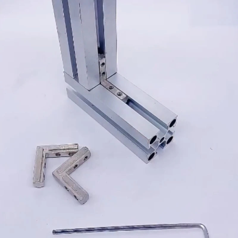 2020 3030 4040 Panel Installation Board Angle Slot Fixing Hardware Door Frame Corner Code Profile Universal Angle Slot Connec