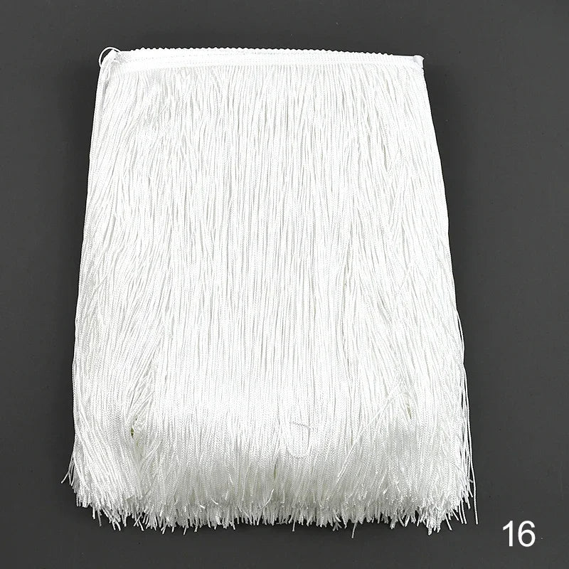 Lace Trim Fringe Tassels 2/5/10M, 30cm Long, For Curtain, Sewing, DIY Accessories - 16 / 30cm-5Yards