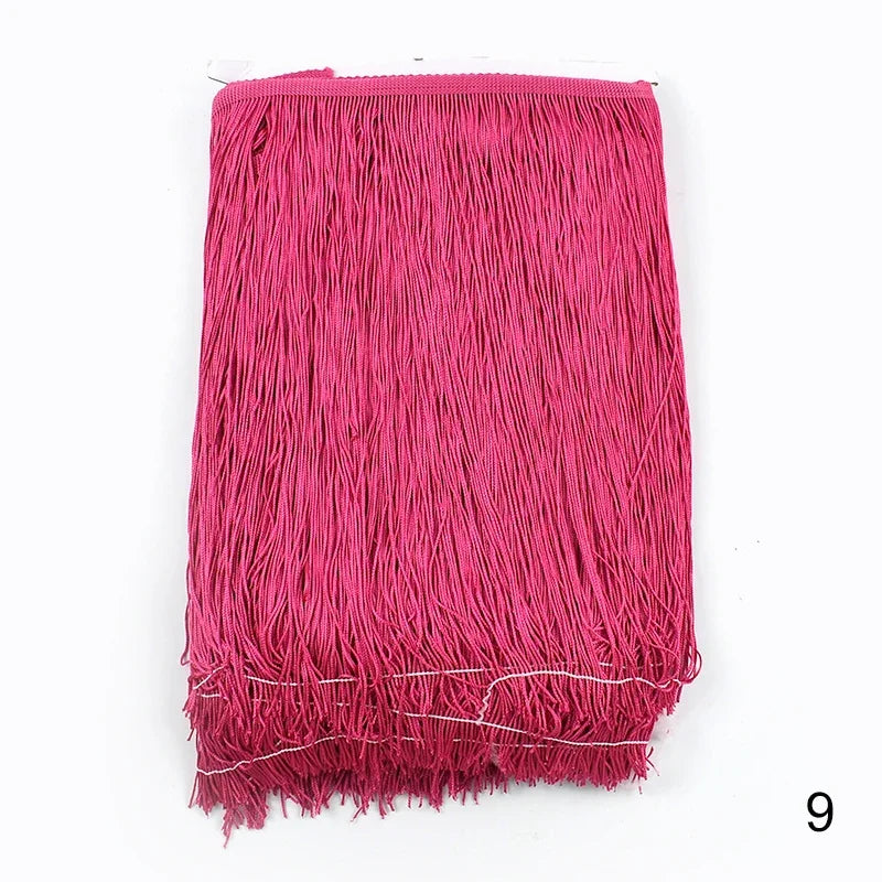 Lace Trim Fringe Tassels 2/5/10M, 30cm Long, For Curtain, Sewing, DIY Accessories - 9 / 30cm-5Yards