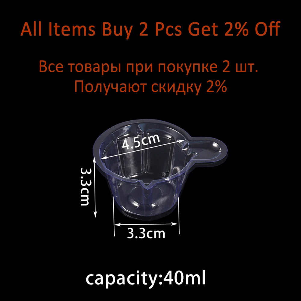 20-200Pcs 40ml Plastic Disposable Cups Dispenser For DIY Epoxy Resin Jewelry Accessories Making Tools Equipments Tools Suppli
