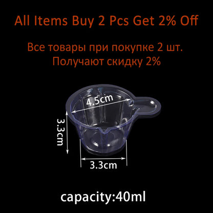 20-200Pcs 40ml Plastic Disposable Cups Dispenser For DIY Epoxy Resin Jewelry Accessories Making Tools Equipments Tools Suppli