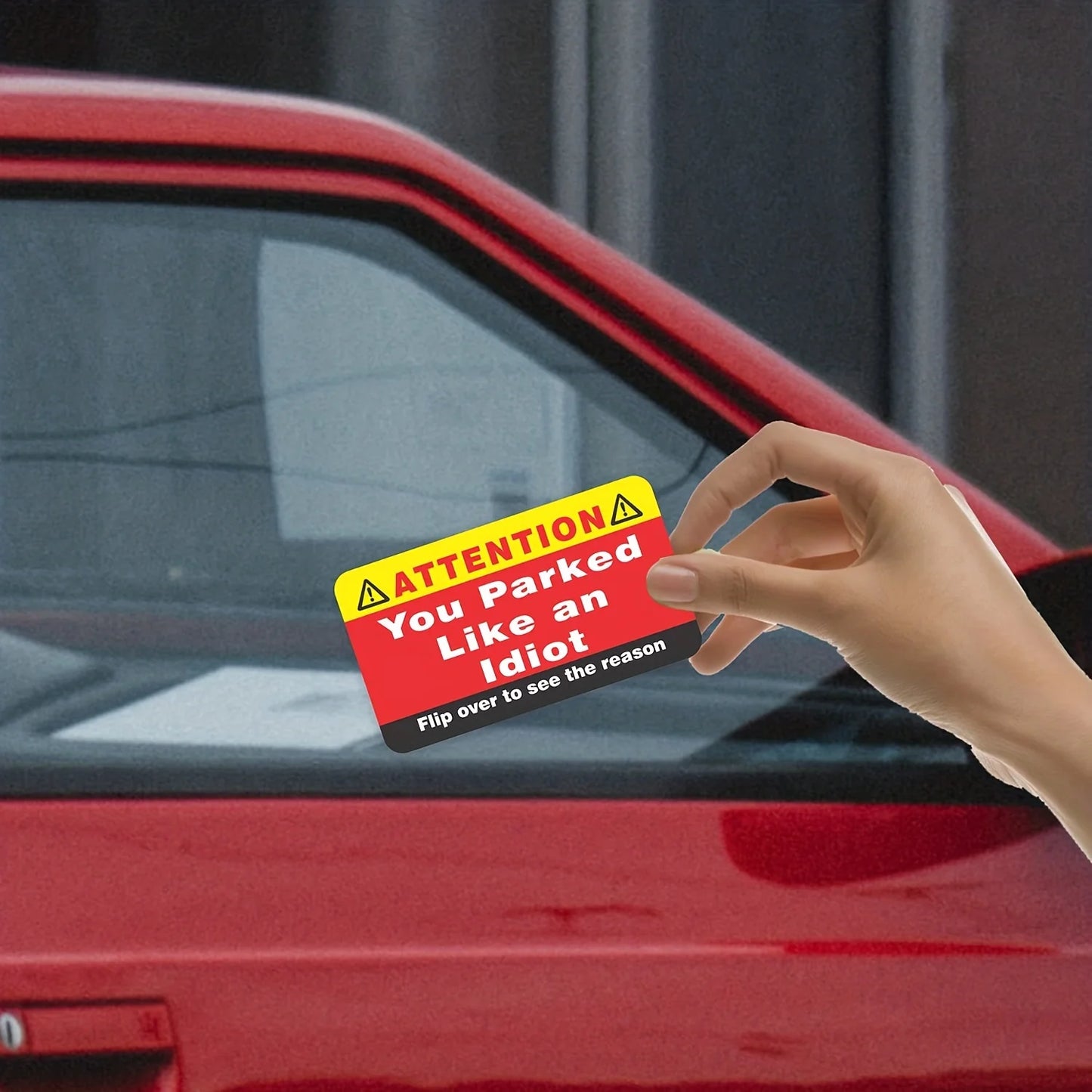 You Park Like an Idiot Business Cards (Pack of 50) Bad Parking Cards Multiple Reason Violation Adult Sock Stuffer