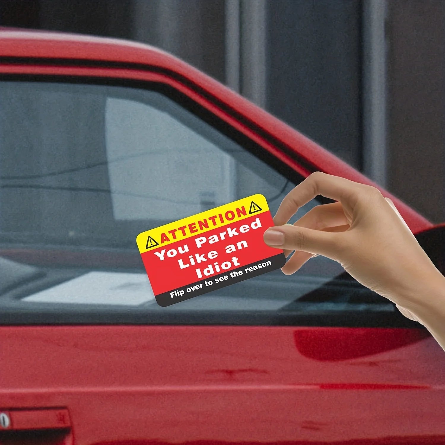 You Park Like an Idiot Business Cards (Pack of 50) Bad Parking Cards Multiple Reason Violation Adult Sock Stuffer