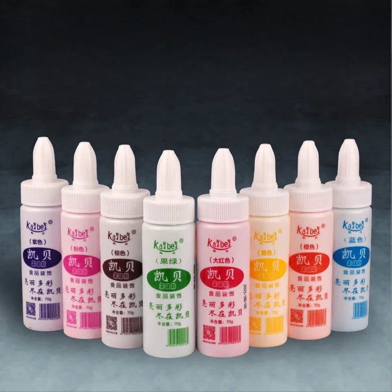 8color 70g Cake Tool Decoration Baking Coloring Accessories - 8 color set