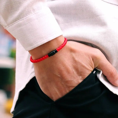 Grade A Keel Rope Bracelet Men Femme Lucky Red Thread Braclet Attract Mirco Magentic Couple Braslet Wealth Prosperity Brazale