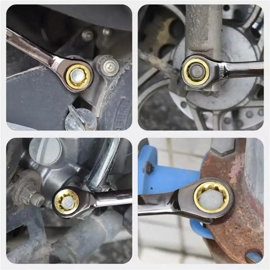 Complete Combination Wrench Including And Box End Versatile Tool Double End Wrench For Mechanics D2RD
