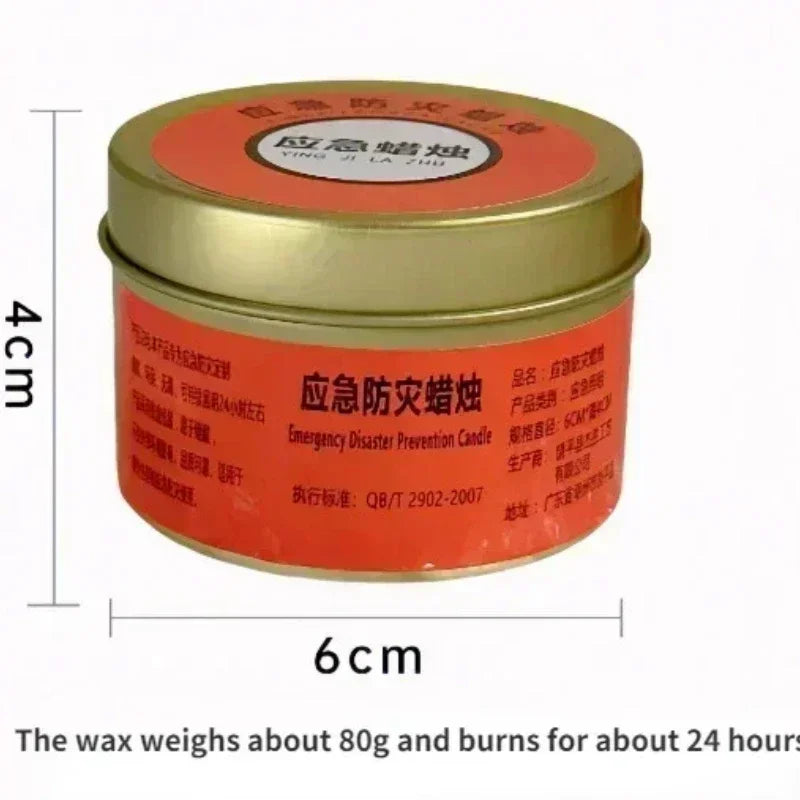 1-20pcs Emergency Candles for Power Outages Windproof Smokeless Long-Lasting Lighting Survival Supply for Home Camping Blacko