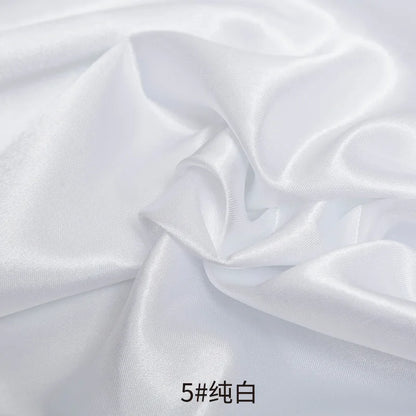 0.5m/1m/2m Satin Fabric Lining Soft and Shiny Silk-Like Material,for Clothing and Lining, Garments, DIY Craft, and Gift Wrapp