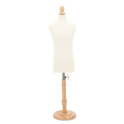 Manikin Torso Elegant Easy Assembly Dress Mannequin Fixable Male Body with Stand for Design