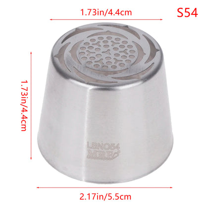 1Pc Stainless Steel Russian Piping Tips Christmas Cake Icing Frosting Nozzles For Cupcake Decoration DIY Kitchen Baking Tool 
