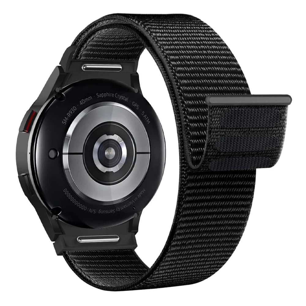 Band For Samsung Galaxy Watch 7/6/4/classic/5 pro 44mm 40mm wrist No Gaps Nylon sport loop correa bracelet Galaxy Watch 7 Str
