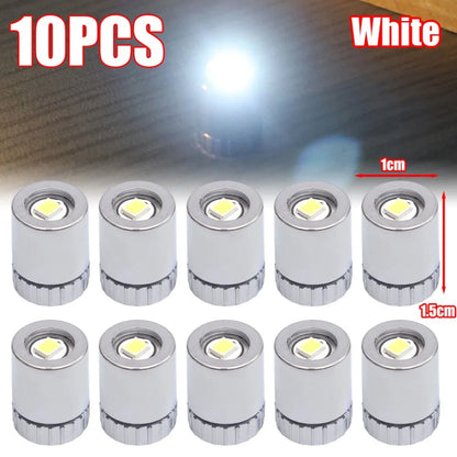 10Pcs Small Mini LED Light Battery Powered Colorful Light Bulb Electronic Toys Accessories Party New Year Holiday Decoration