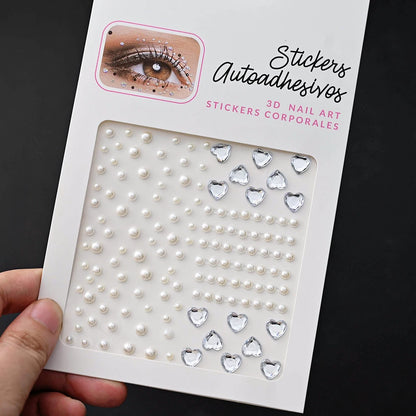 Stickers On The Face Rhinestone DIY Eyes Face Self Adhesive Temporary Tattoo For Makeup Party Festival Face Jewels Diamonds G