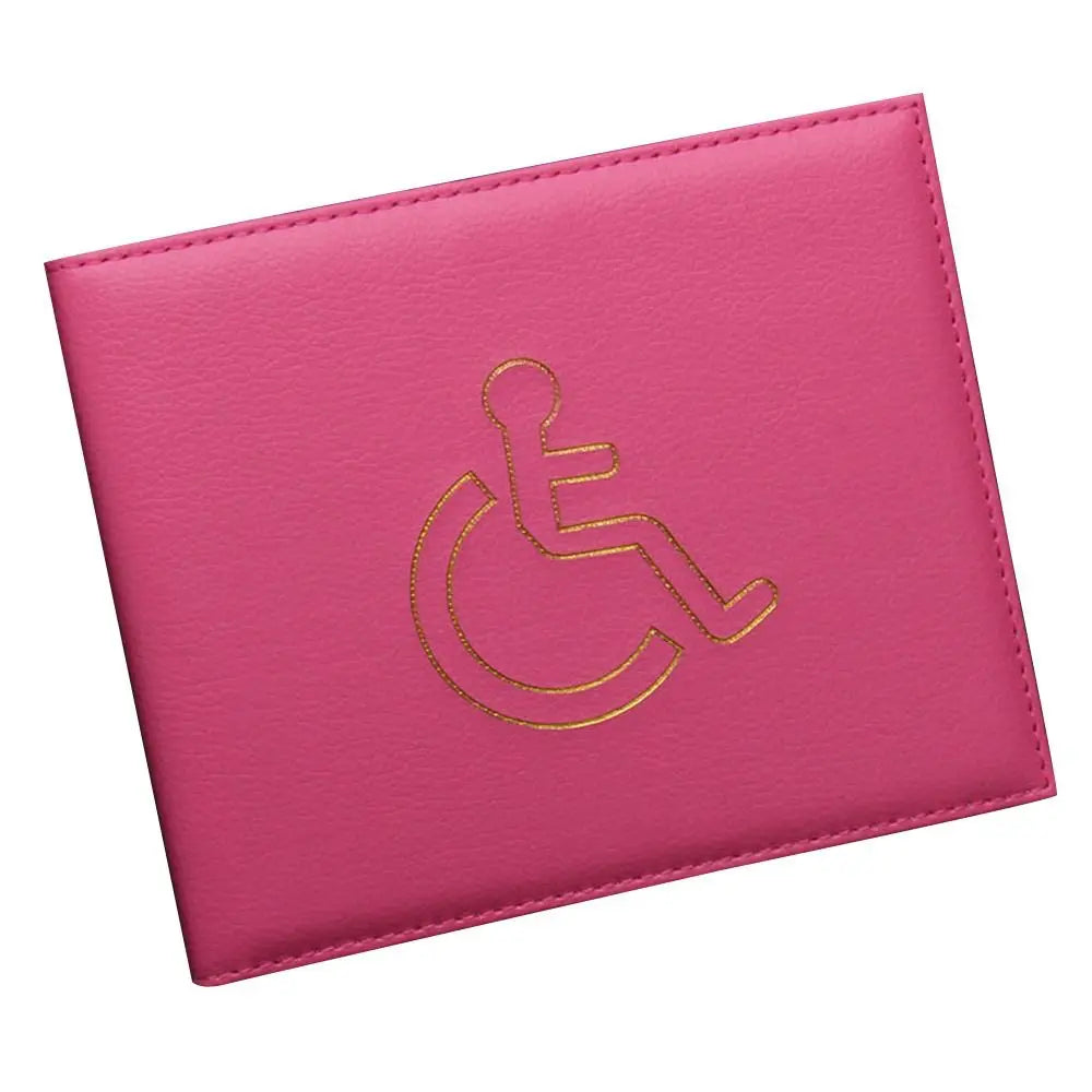 Handicapped Wallet Identity Badge Certificate Protection Cover Disabled Blue Badge Holder Document Safe Parking Permit Displa