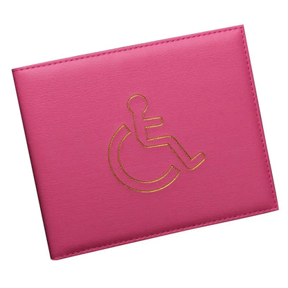 Handicapped Wallet Identity Badge Certificate Protection Cover Disabled Blue Badge Holder Document Safe Parking Permit Displa