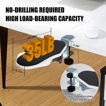 1 PC Computer Arm Support Bracket Suitable for Office Desk Adjusted To Rotate Wrist Support Bracket Extension Tray for Home U