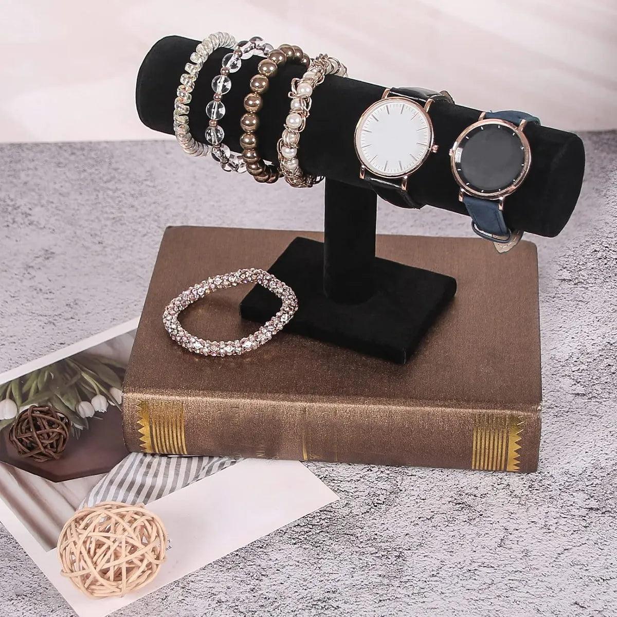 1pc T-Shaped Bracelet Stand, Bracelet and Necklace Display Stand, Watch Storage Stand, desktop Vertical Jewelry Stand