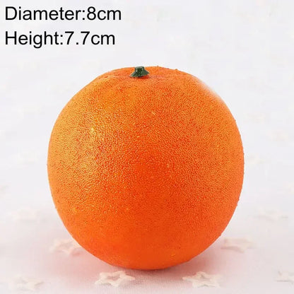 Artificial Fruits and Vegetables Home Decoration Fake Orange Peach Apple Pear Grape Lemon Peach Ornament Food Photography Pro
