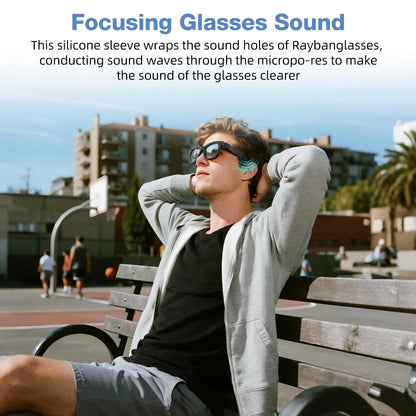 Eyeglass Ear Grip for Ray-Ban Meta Wayfarer/Skyler/Headliner Gen 2 Smart Glasses Accessories Anti-Slip Silicone Ear Grippers