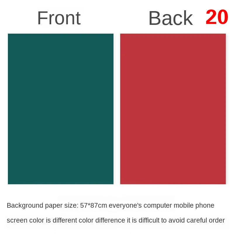 Photography Backdrops Wallpaper 57*87cm 2sides Solid Color Photo Background Props for Photo Studio Newborn Product Photograph