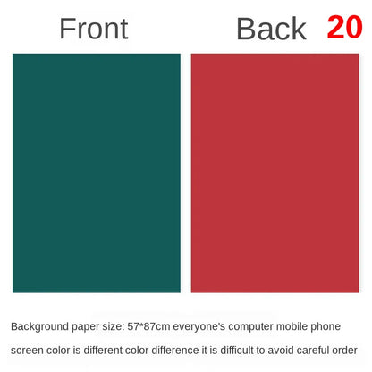 Photography Backdrops Wallpaper 57*87cm 2sides Solid Color Photo Background Props for Photo Studio Newborn Product Photograph