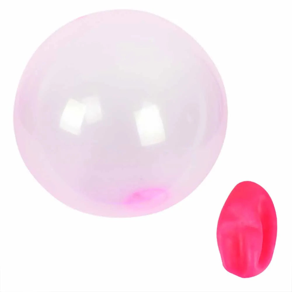 Kids Blow Up Balloon Toy Children Outdoor Soft Air Water Filled Bubble Ball Fun Party Game Summer Gift Inflatable Elastic Bal