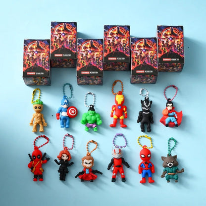 New 24pcs Marvel Spiderman Blind Box Toy Model Anime Action Figures Spider-Man Children'S Toys Decorationdolls Gifts