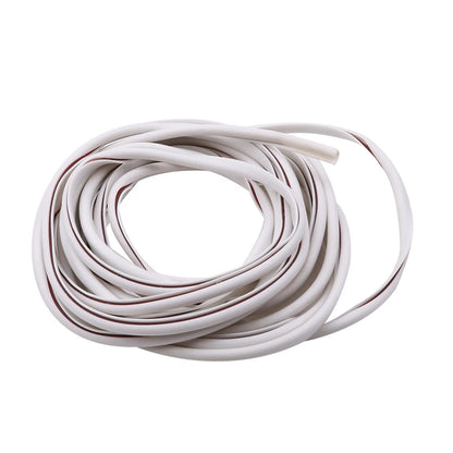 5m U Type Universal Car Door Protection Edge Guards Trim Styling Moulding Strip Rubber Scratch Protector For Car Auto - White