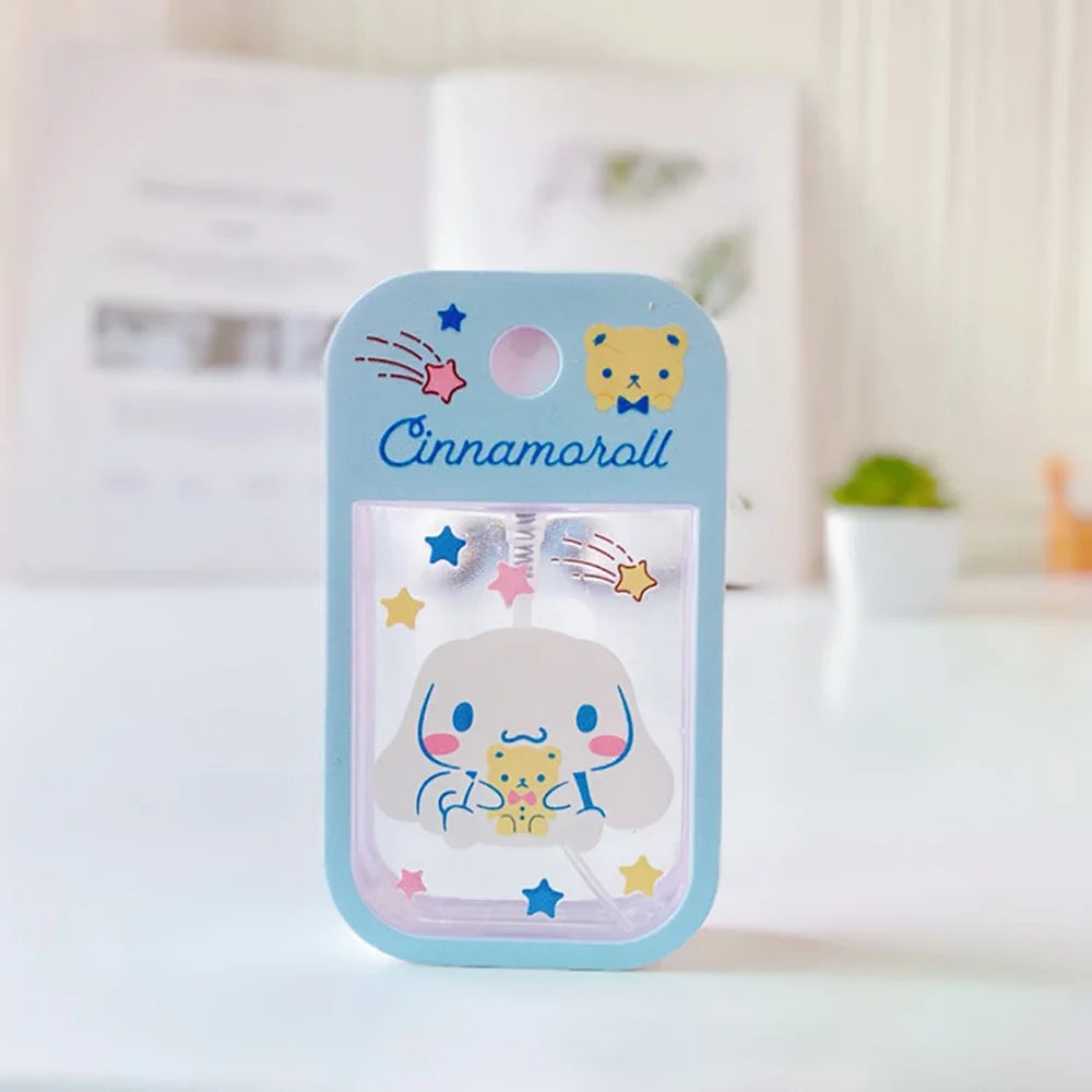 Sanrio Travel Perfume Bottle Refillable Melody Alcohol Bottle Kawaii Kuromi Cinnamoroll Gifts Boys Kids Girls Childrens - B