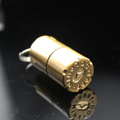 Outdoor Creative Mini Lighter Retro Keychain Pendant Cigar Cigarettes Smoking Accessories Lighters Funny Gadgets