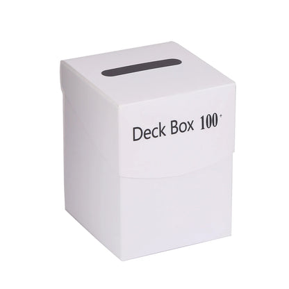 Deck Trading Cards Box for 100+ Game Baseball Card Storage Box Playing Card Carrying Case for Family Party Games Supplies - W